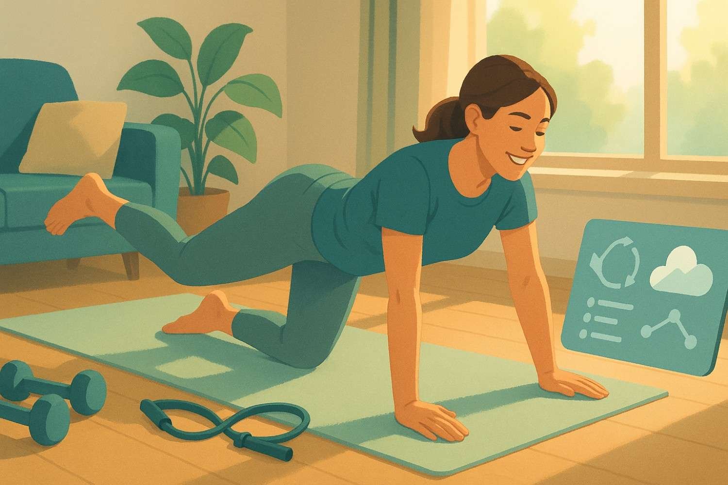 Bouger sans pression : routine 3×20, force utile et cardio plaisir pour retrouver énergie, confiance et moins de douleurs au quotidien